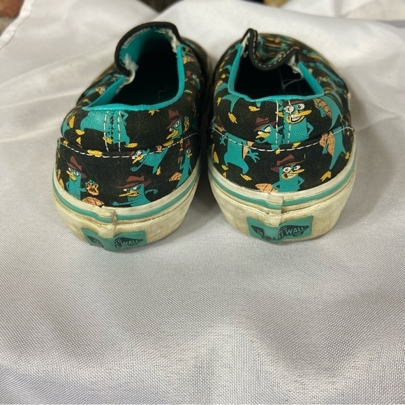 Perry the Platypus Kids Vans Shoes Size 3.5 Phineas and Ferb Limited Edition - Picture 3 of 8